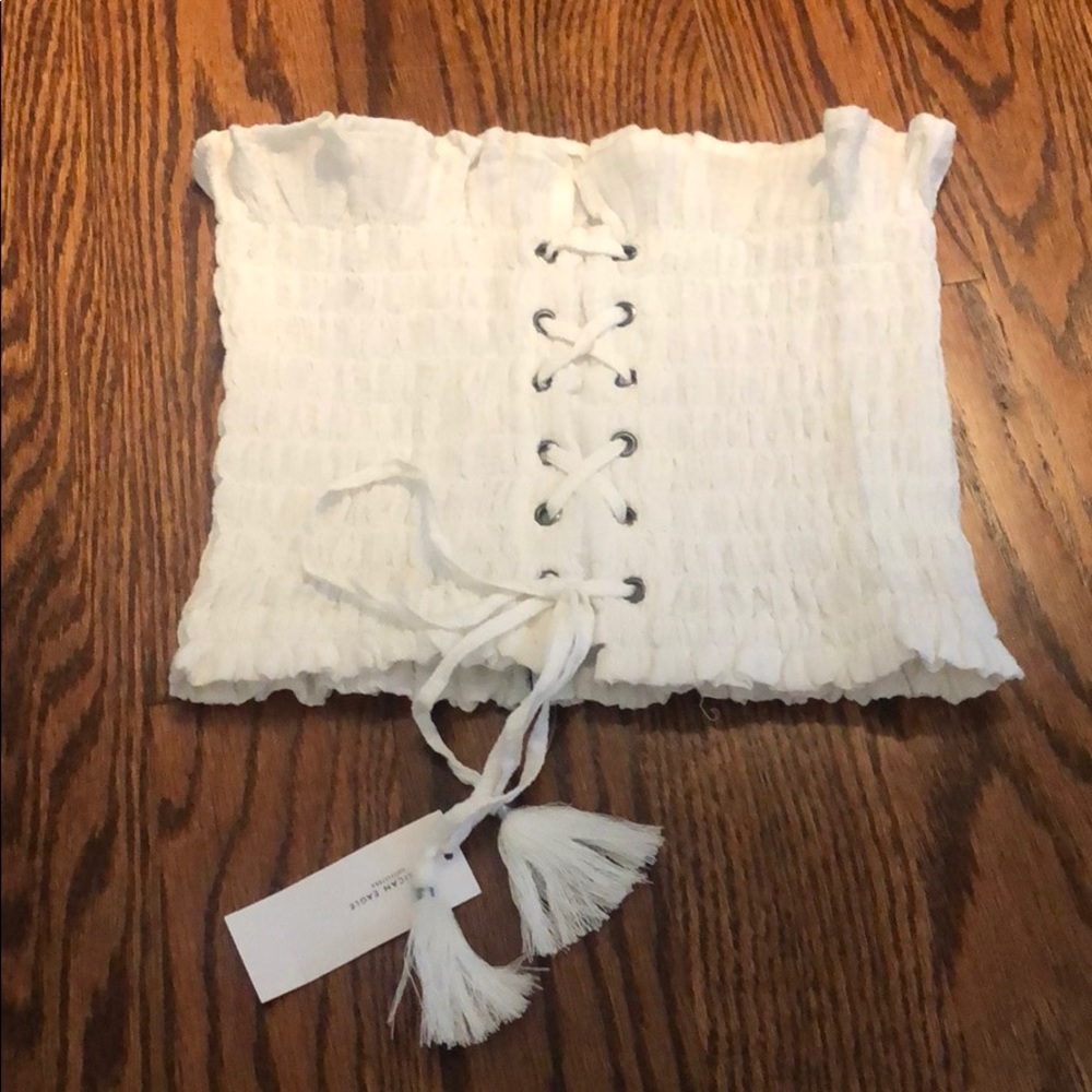 zig zag crotchet cropped top